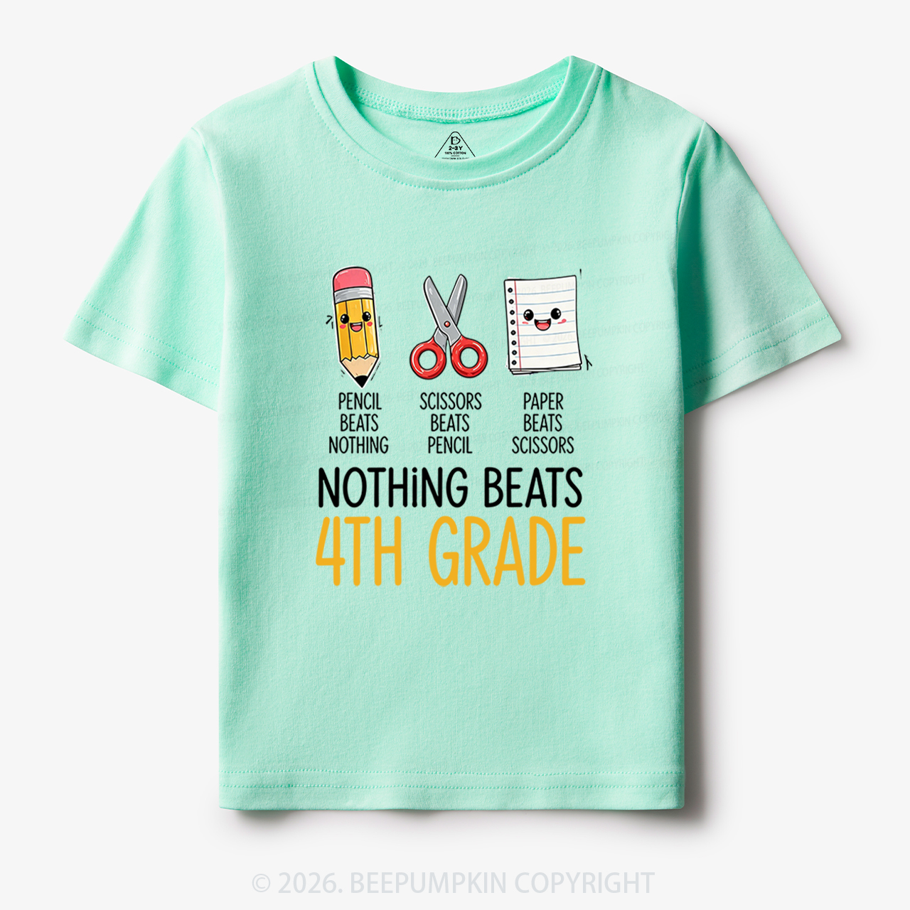 Personalized Rock Paper Scissors Back To School Toddler&Kid's Tees