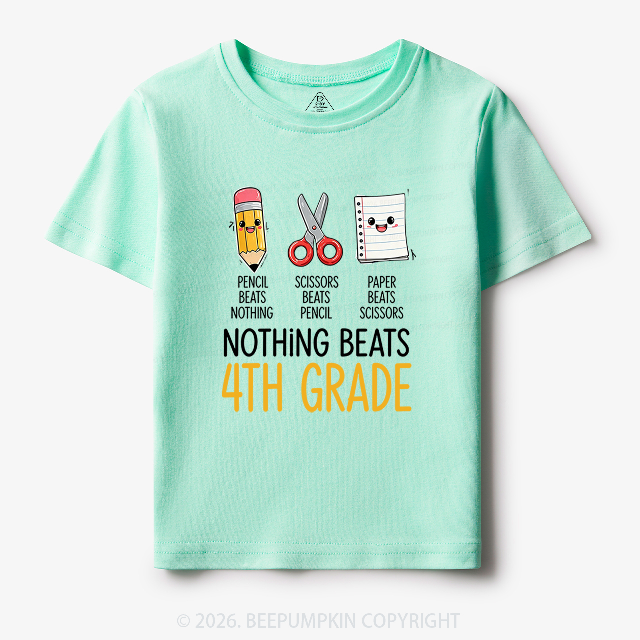 Personalized Rock Paper Scissors Back To School Toddler&Kid's Tees