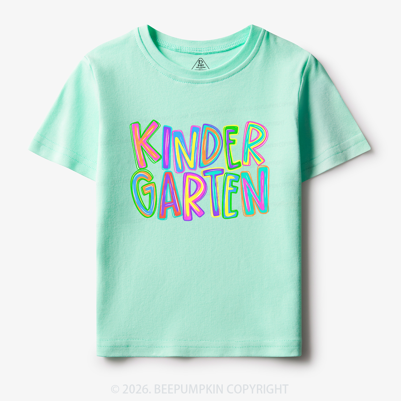 Neon Scribble Kindergarten Toddler&Kid's Tees
