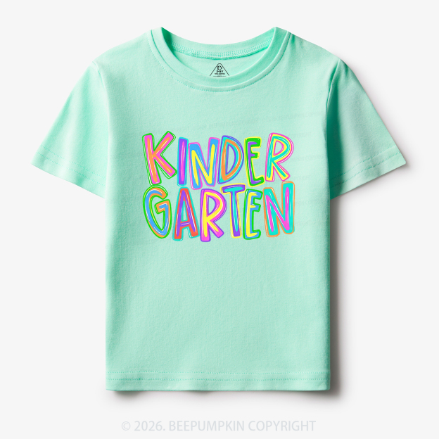 Neon Scribble Kindergarten Toddler&Kid's Tees