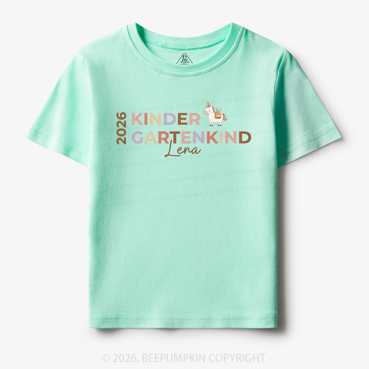 Personalized Name Icon Kindergarten Toddler&Kid's Tees