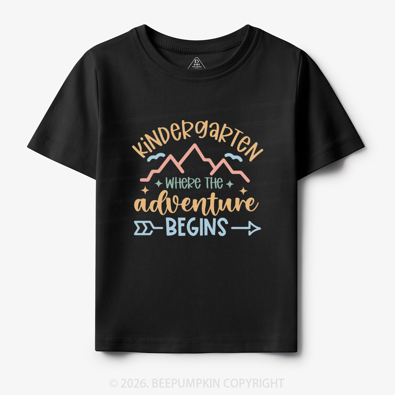 Personalized Kindergarten Where the Adventure Begins Toddler&Kid's Tees