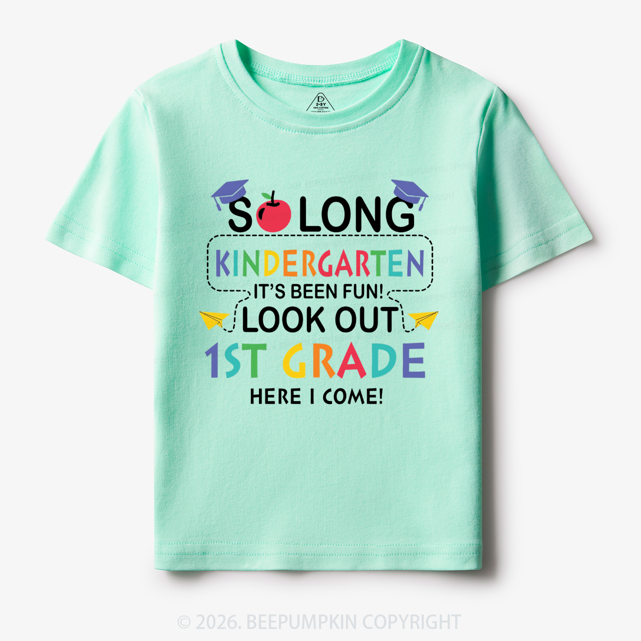 So Long Kindergarten 1st Grade Here I Come Toddler&Kid's Tees