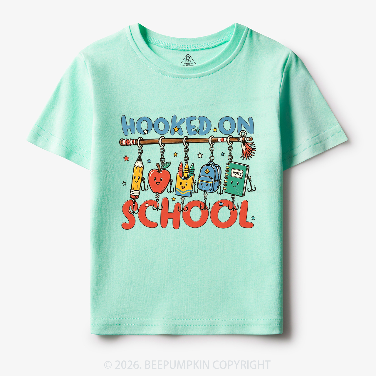 Back to School Hooked On School Toddler&Kid's Tees
