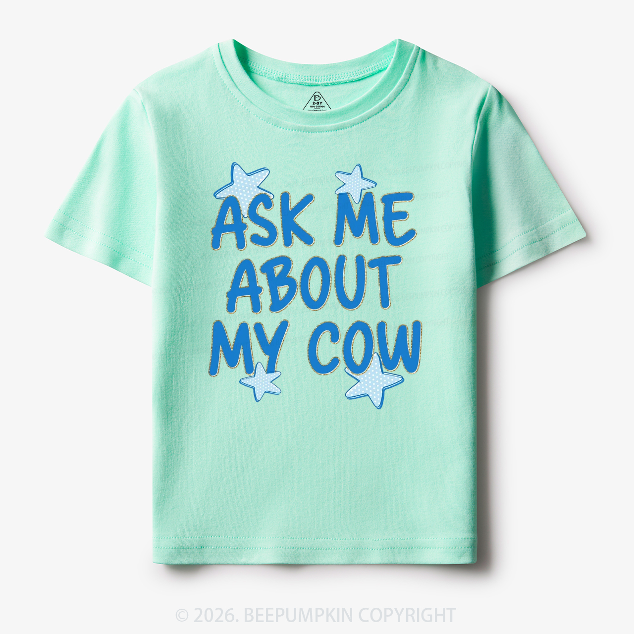 Ask Me About My Cow Toddler&Kid's Tees