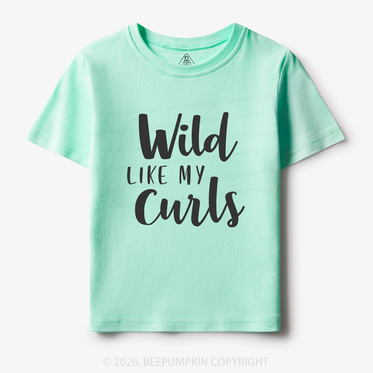 Wild Like My Curls Toddler&Kids Tees 7