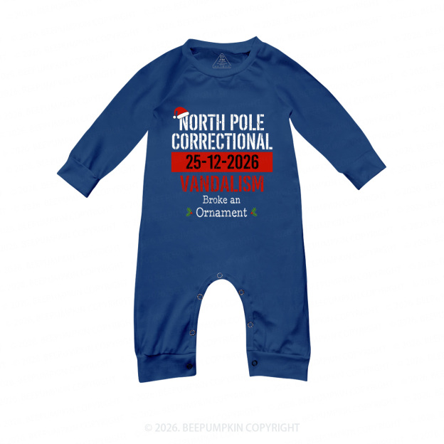 2026 Funny Group Christmas Family Matching Blue Pajamas Beepumpkin