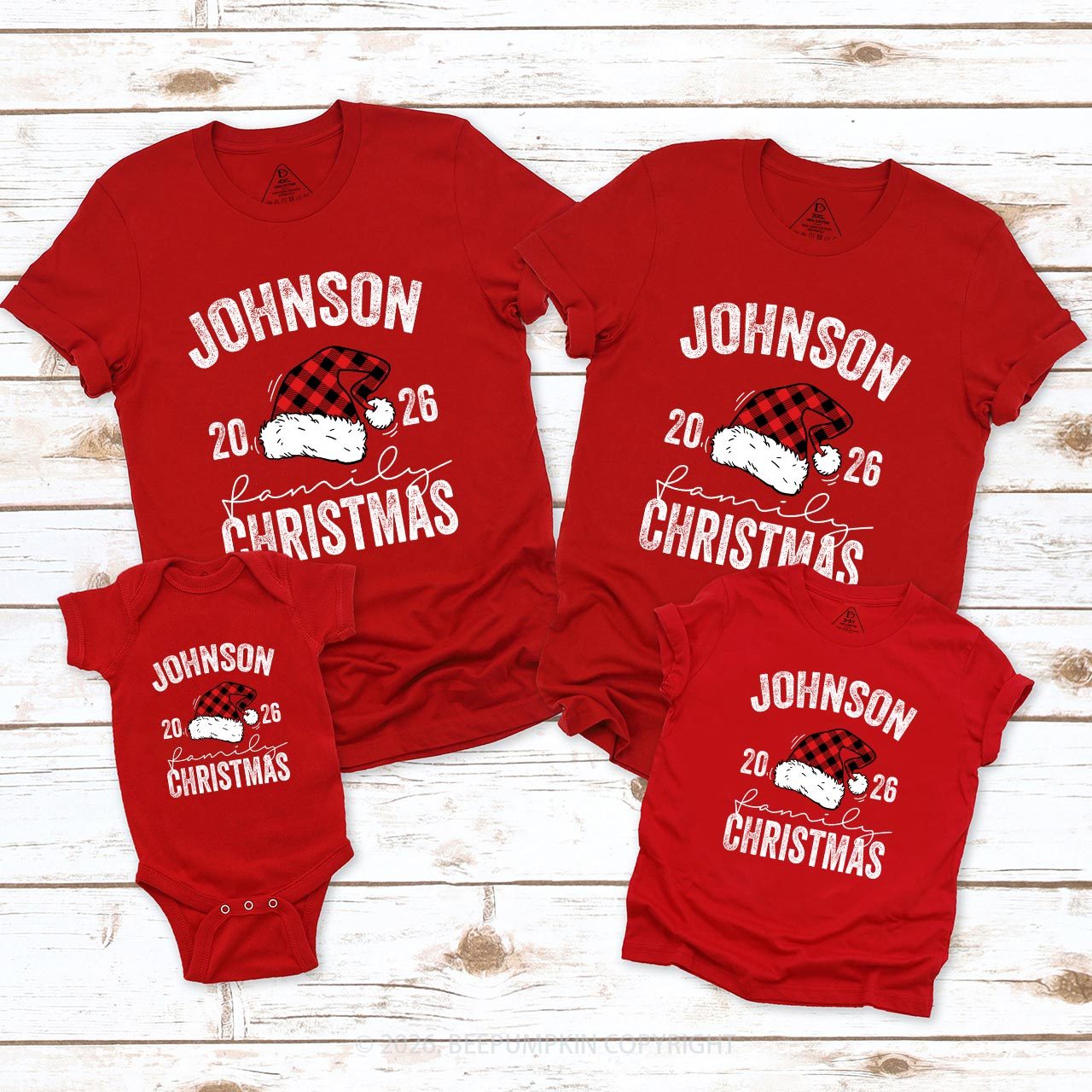 2026 Personalized Custom Christmas Family Shirts