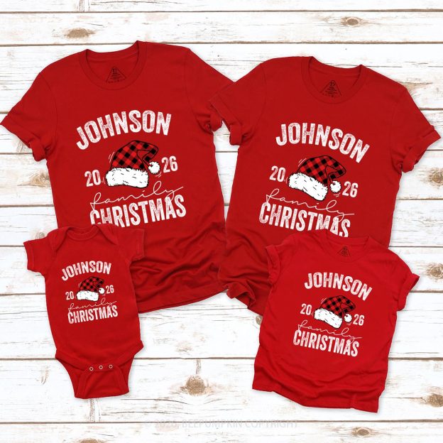 2026 Personalized Custom Christmas Family Shirts