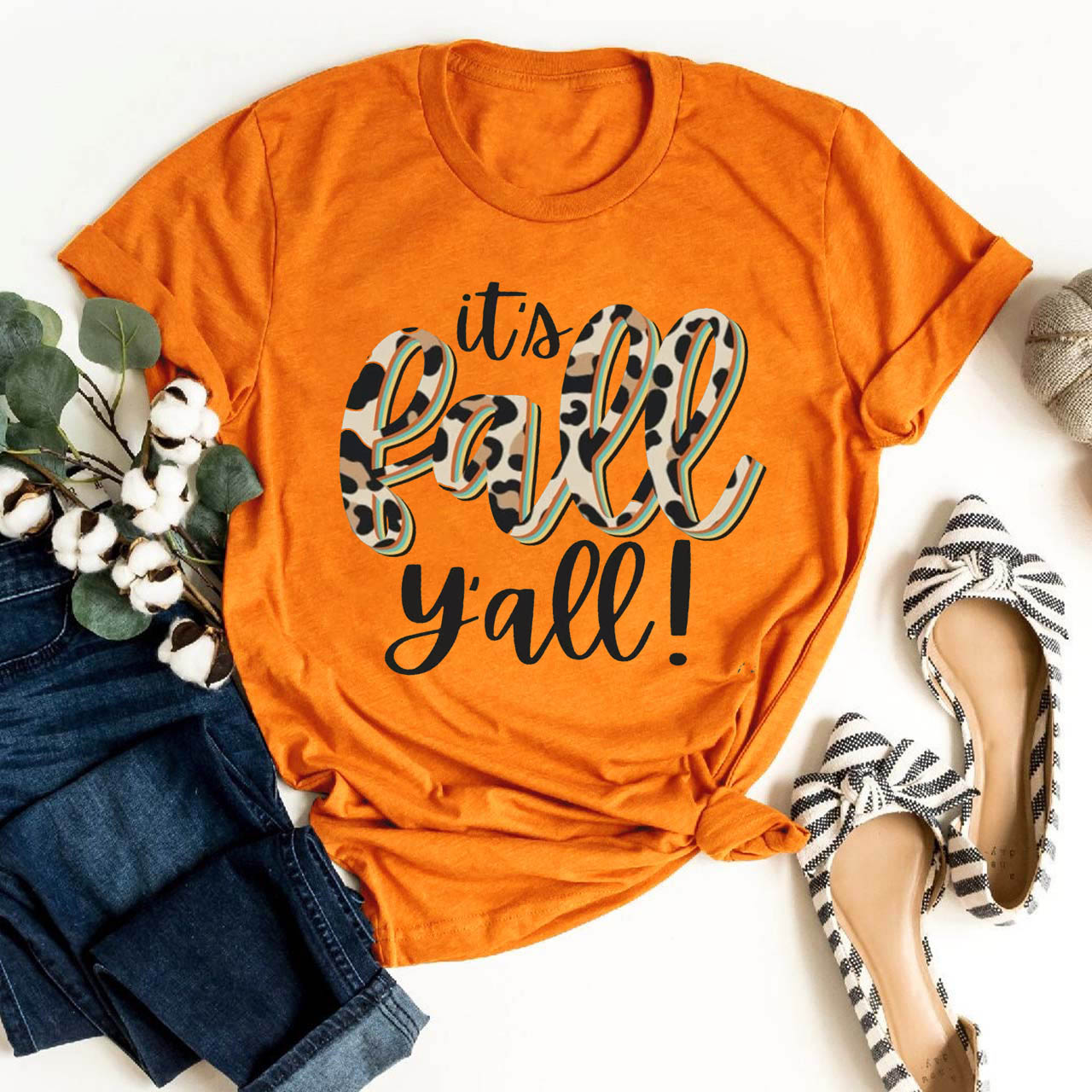 It's Fall Y'all Pumpkin Shirts For Her