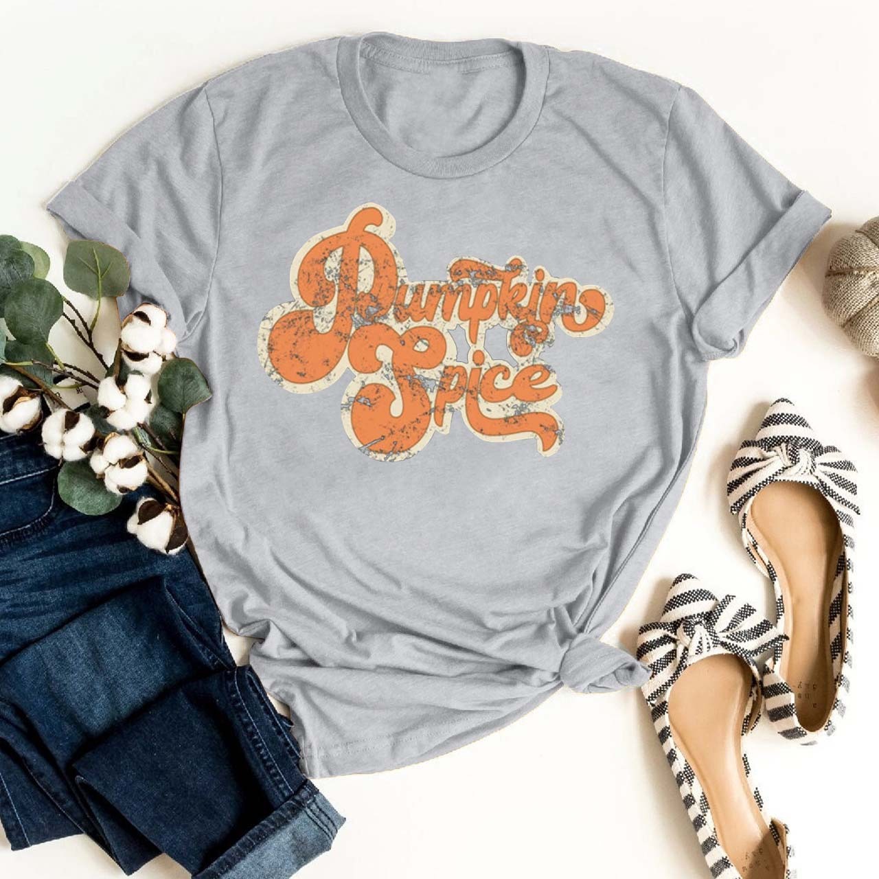 Retro Halloween Shirt Pumpkin Spice