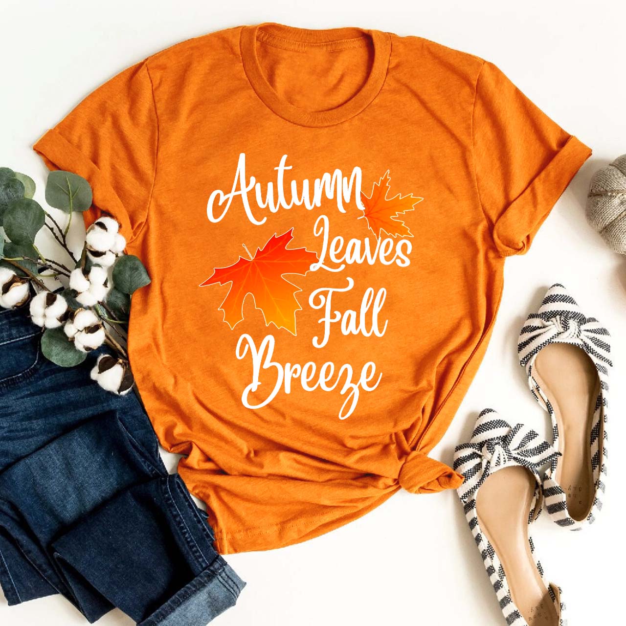 Autumn Leaves Fall Breeze T-shirt