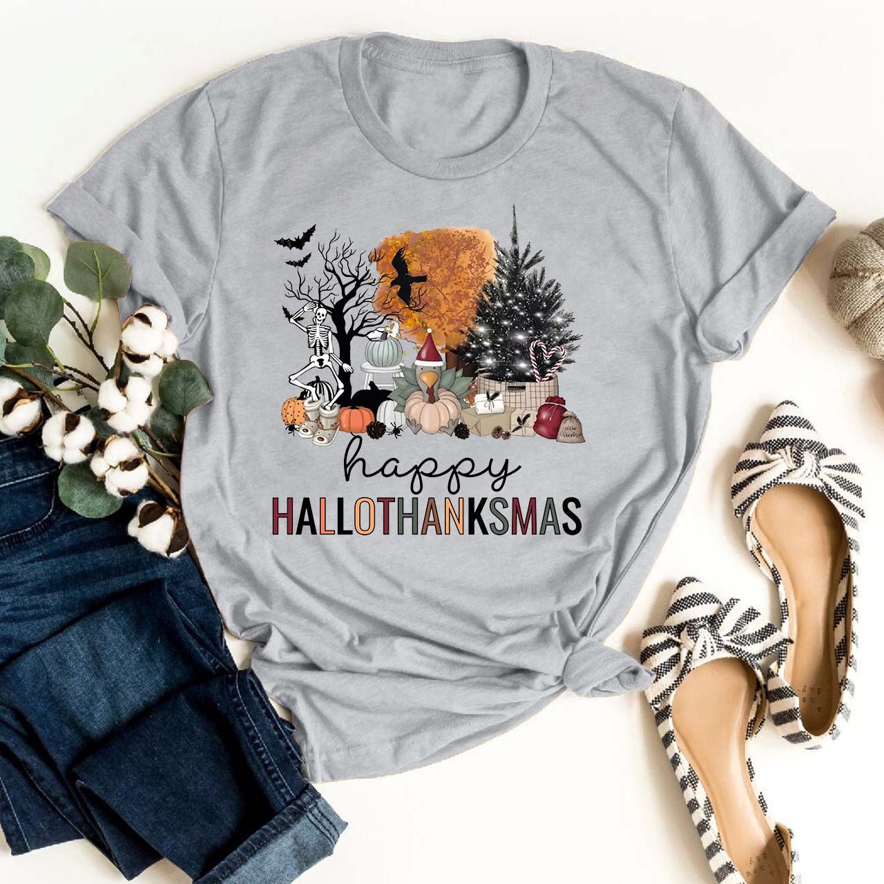 Happy Hallothanksmas Fall Shirt