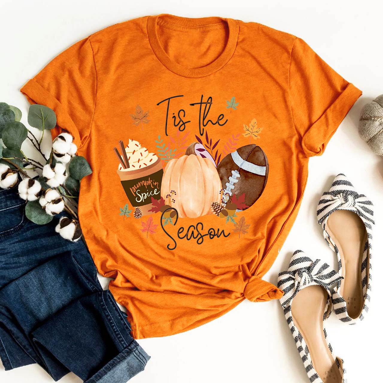 Tis The Season Pumpkin Ice Cream Shirt For Her