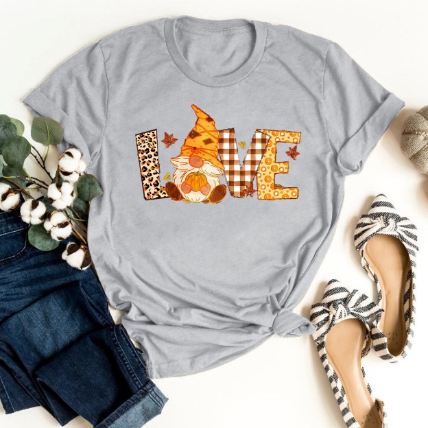 LOVE Fall Gnome Tees