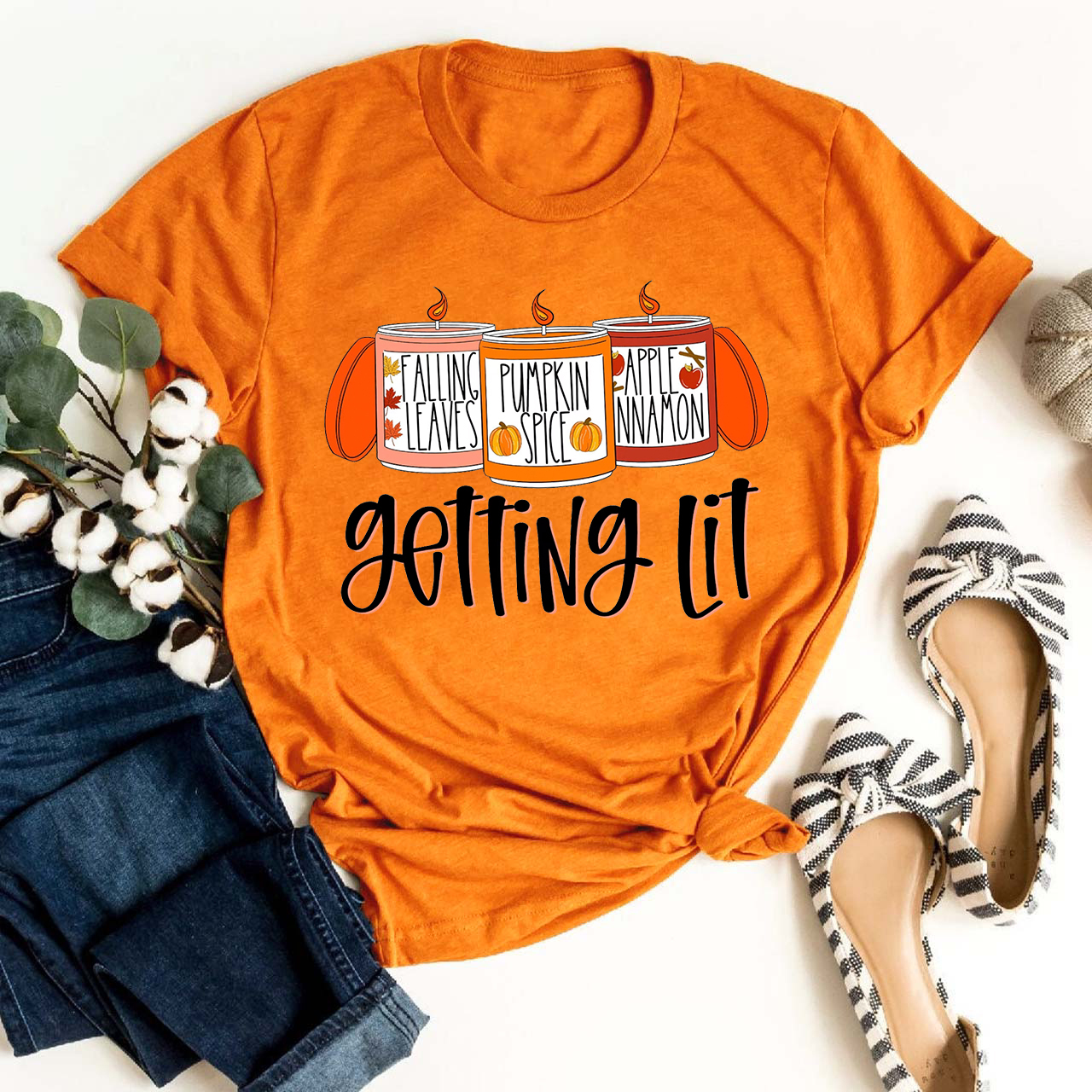 Getting Lit Candles Shirt For Her