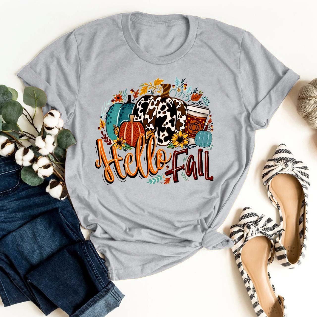 Happy Fall Pumpkin Shirt For Her