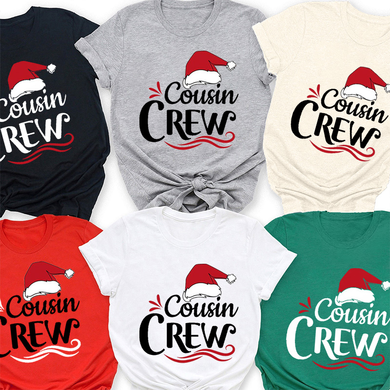 Cousin Crew Family Merry Christmas Shirts