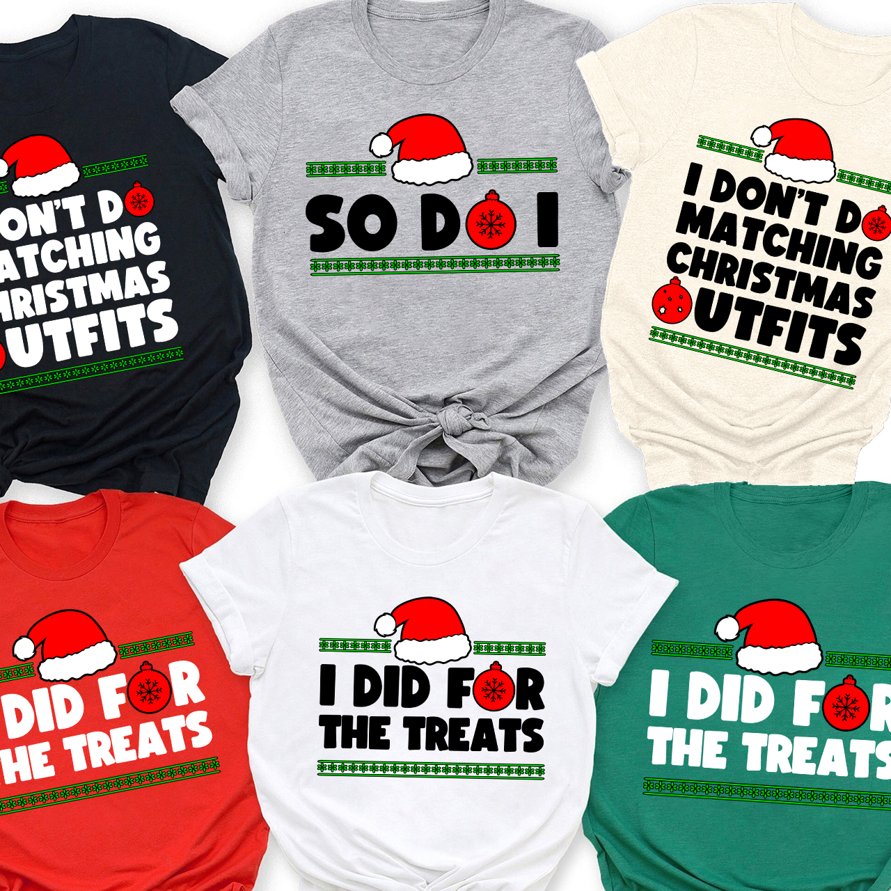 Personalized Funny Group Matching Christmas Party Shirts