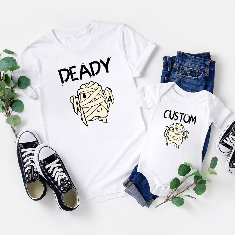 Personalized Cute Ghost Halloween Family Matching Shirts