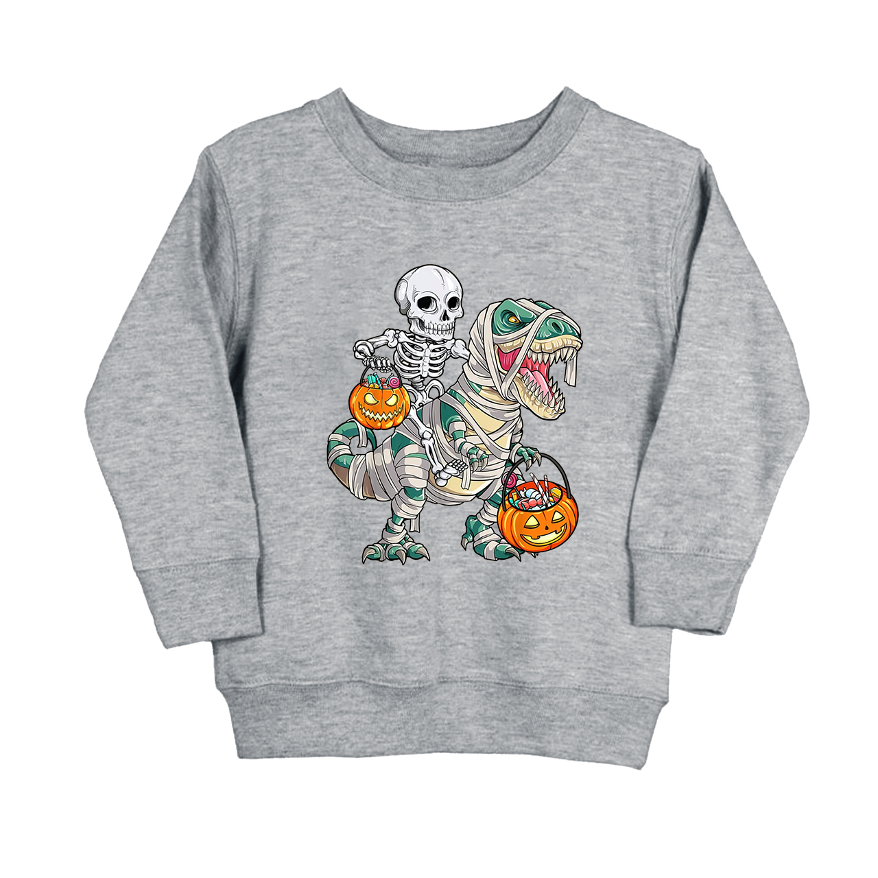 Dinosaur Spooky Saurus Kids Sweatshirt