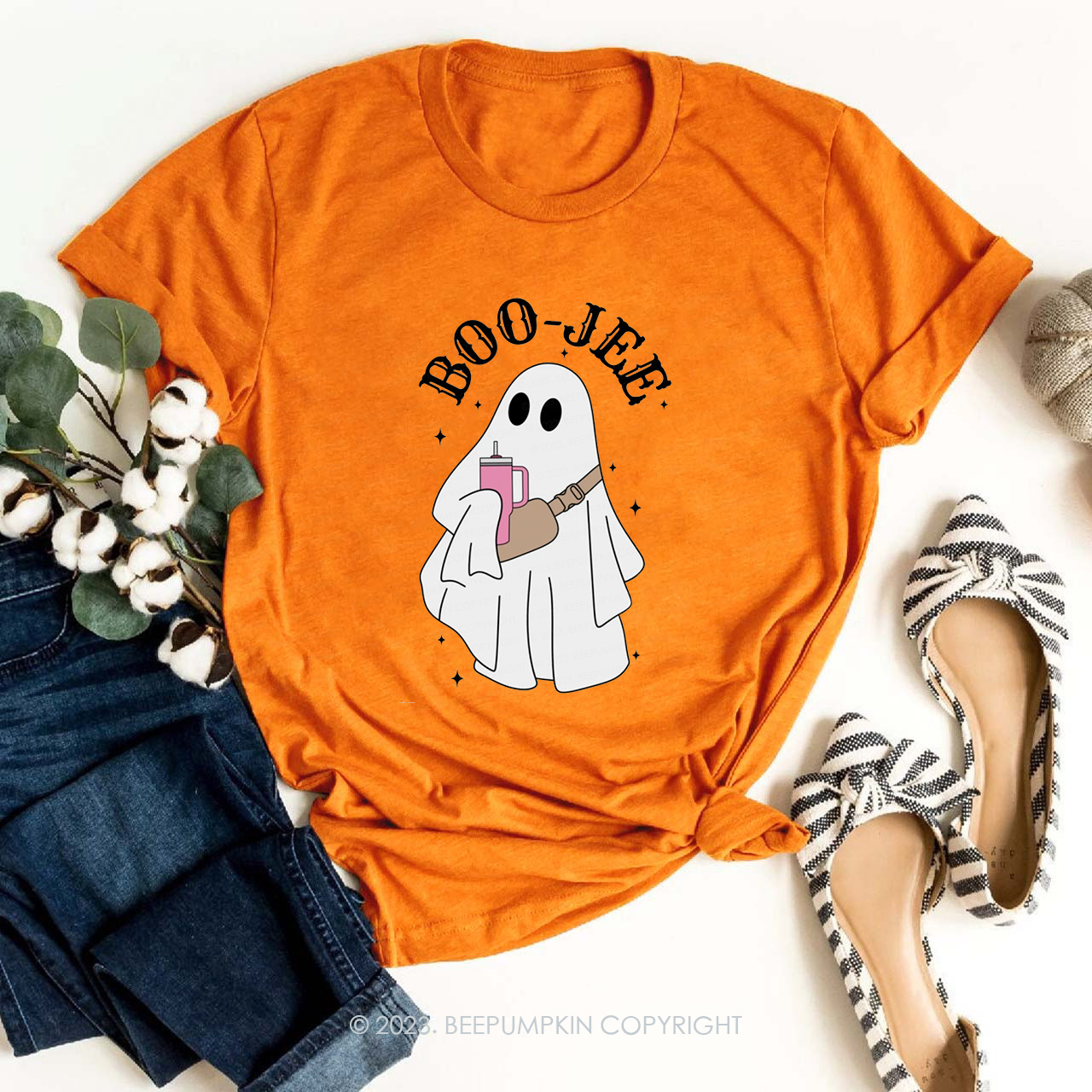 Boo Jee Halloween Ghost Shirts Beepumpkin