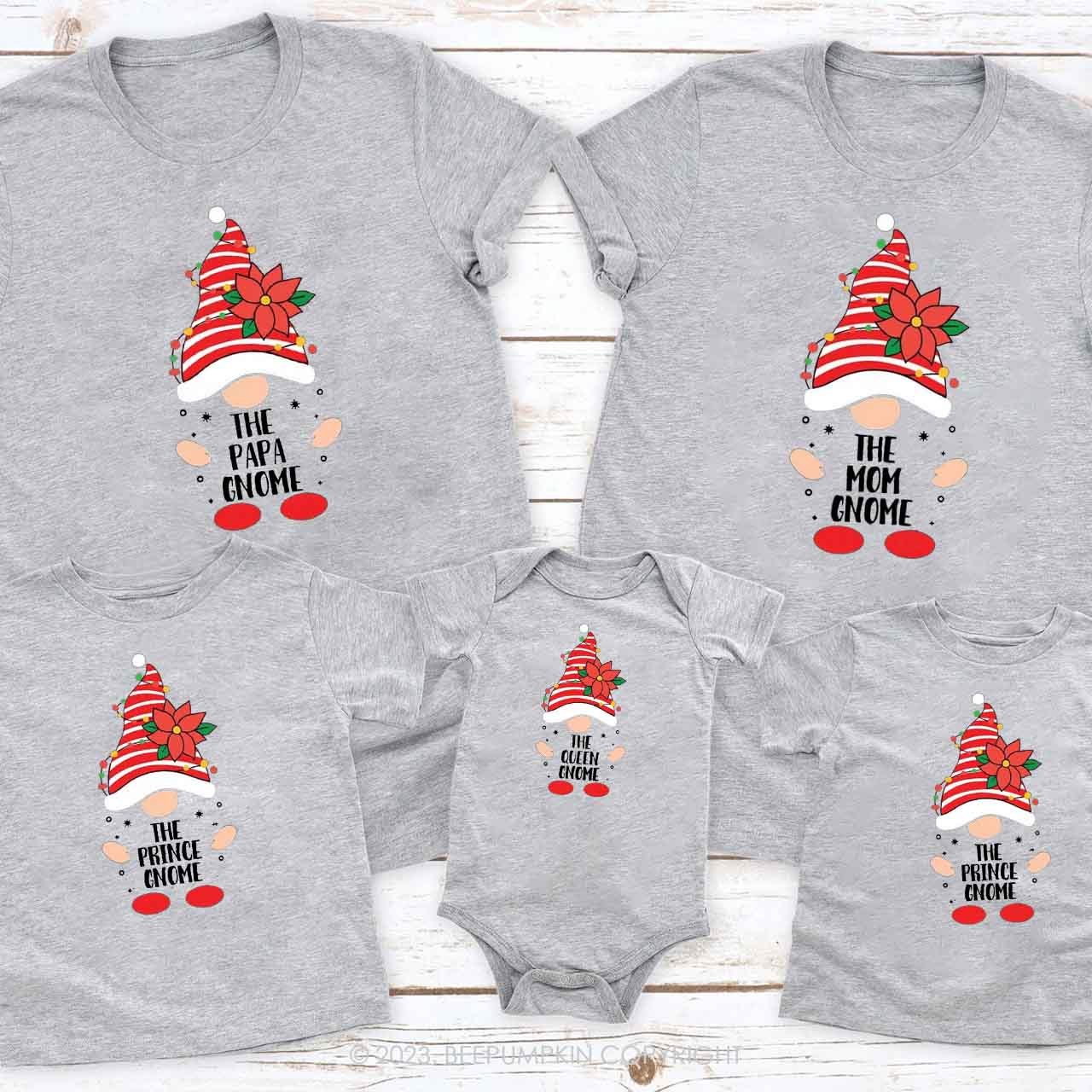 The Custom Gnome Funny Family Matching Shirts Beepumpkin