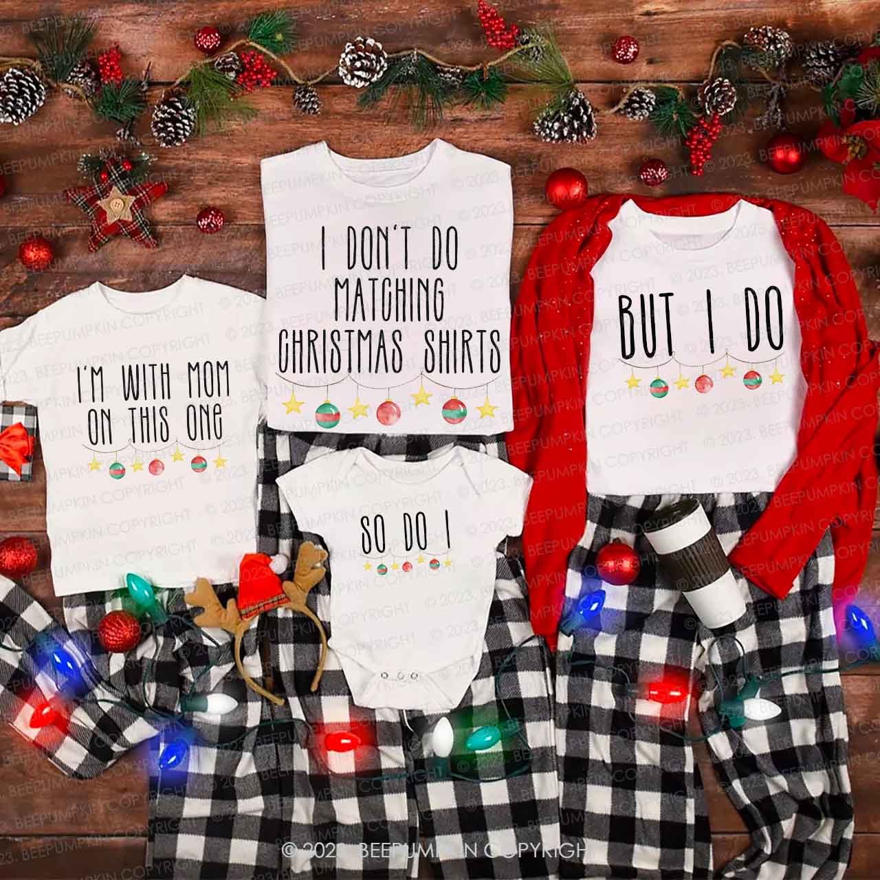 Matching Family Christmas Shirts For Family Members Beepumpkin