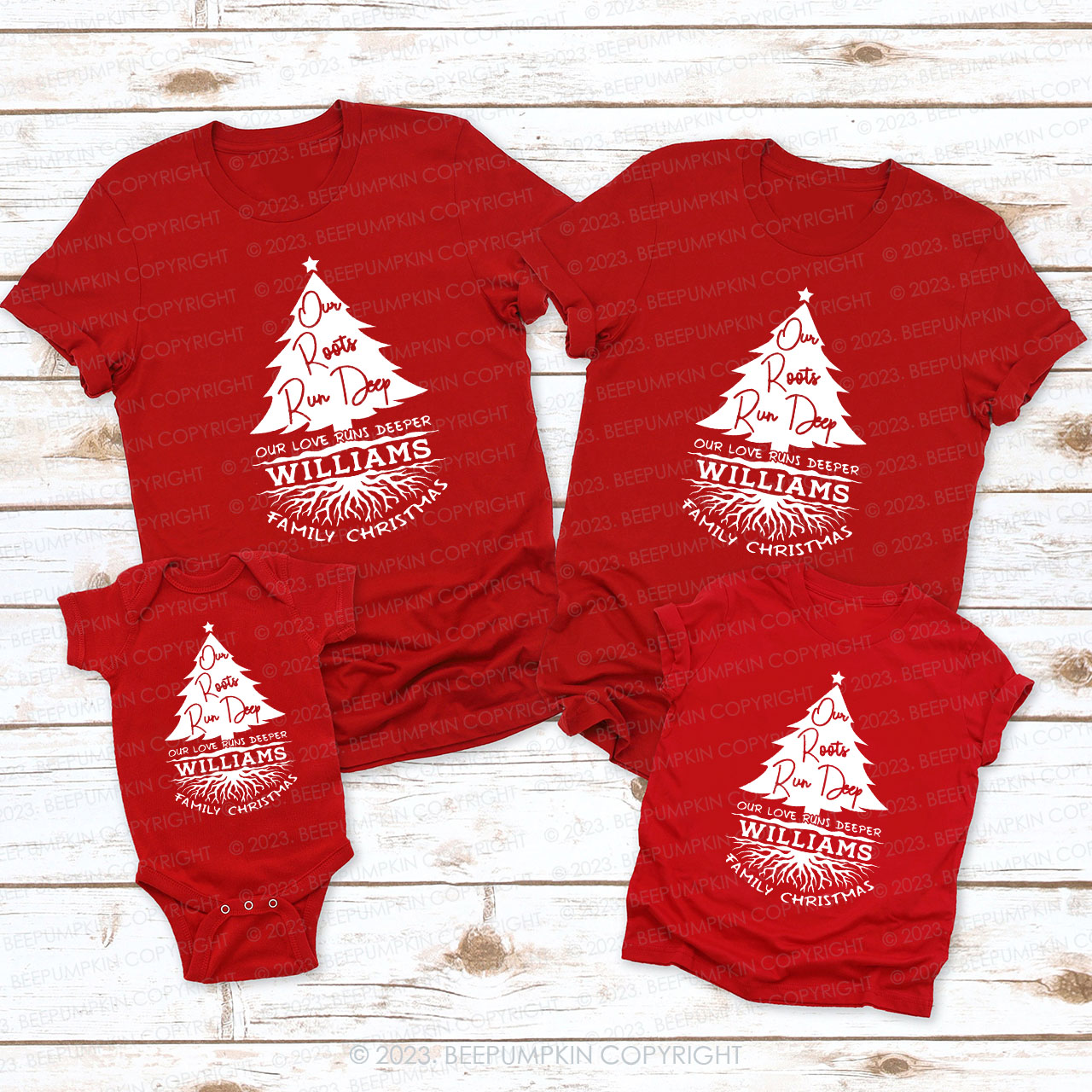 Personalized Our Roots Run Deep Family Matching Shirts Beepumpkin