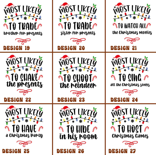 60 Quotes Most Likely And Custom Family Matching Blue Pajamas Beepumpkin