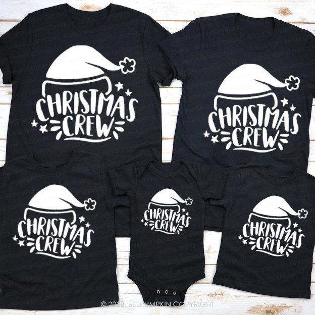 Romantic Christmas Crew Family Matching Shirts Beepumpkin