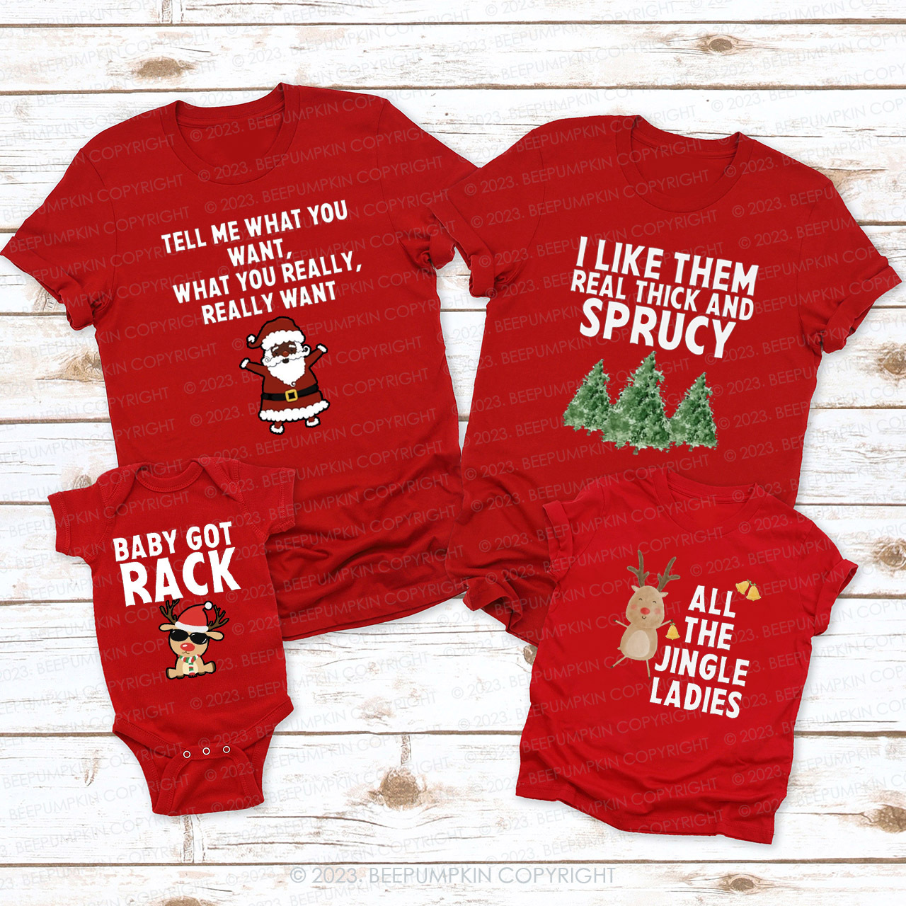 Santa Claus Special Family Christmas Shirts Beepumpkin