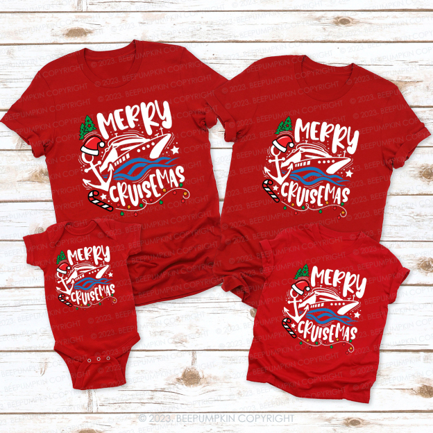 Christmas Cruise Family Trip Shirt For Family Beepumpkin