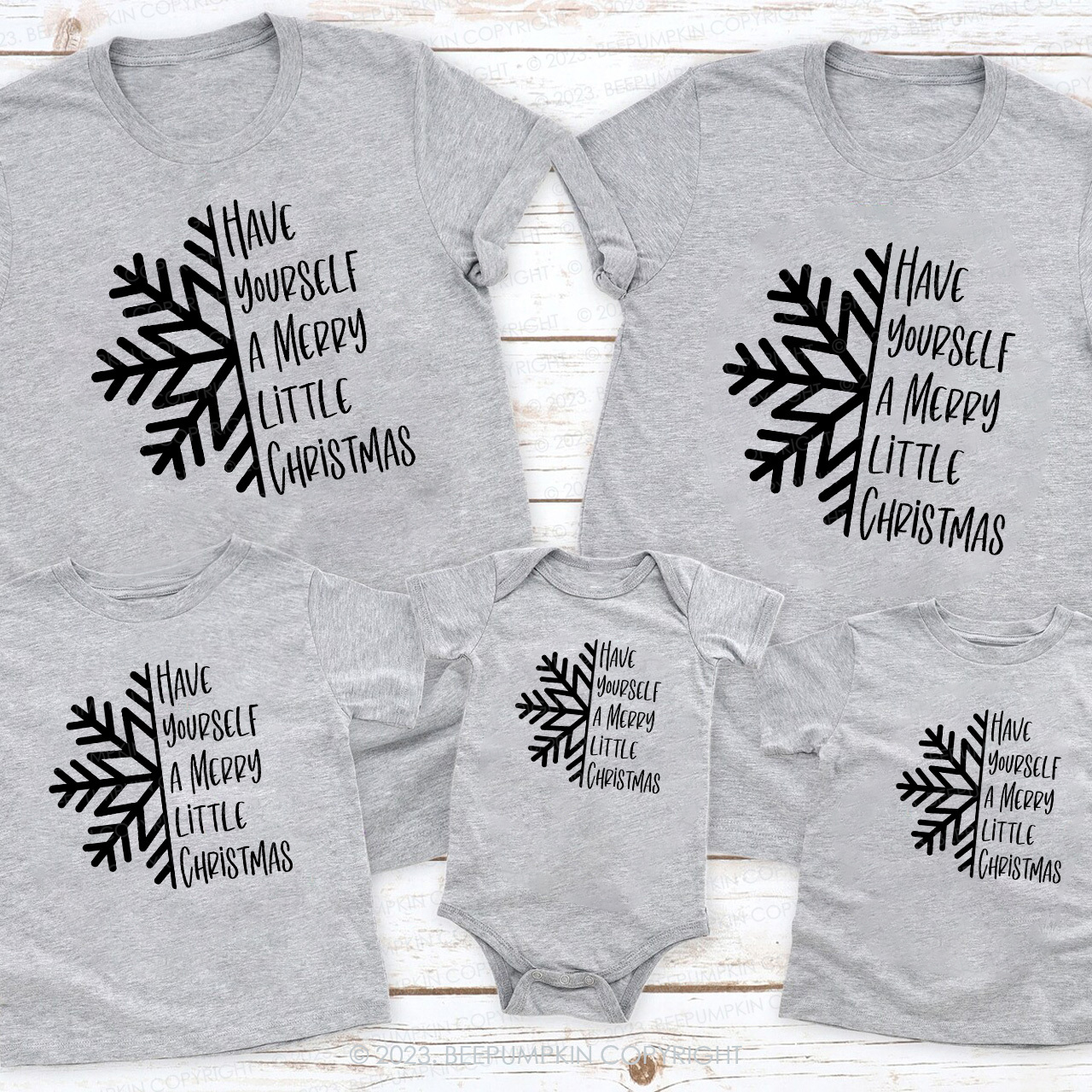 Have Yourself A Merry Little Christmas Matching Shirts Beepumpkin