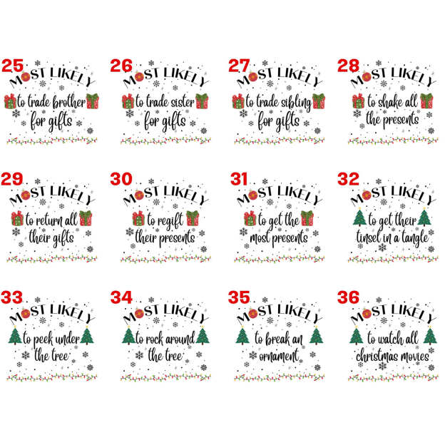 Christmas Most Likely ToFamily Matching Shirts Beepumpkin