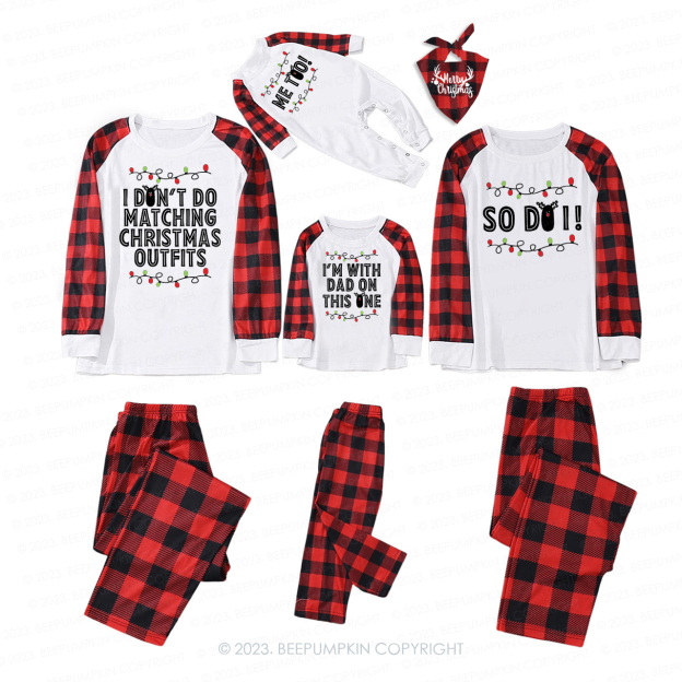 Personalized But I Do Holiday Family Matching Christmas Pajamas Beepumpkin