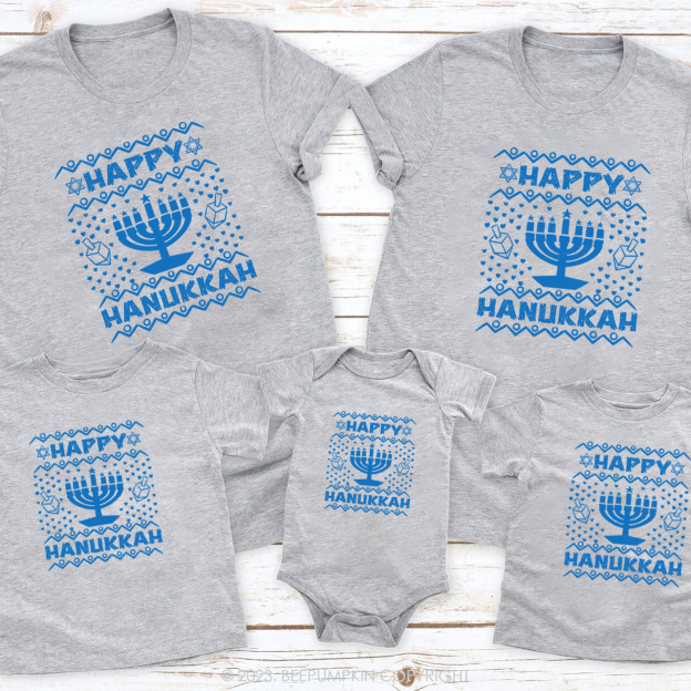 Happy Hanukkah Love Heart Fills the Air T-Shirts