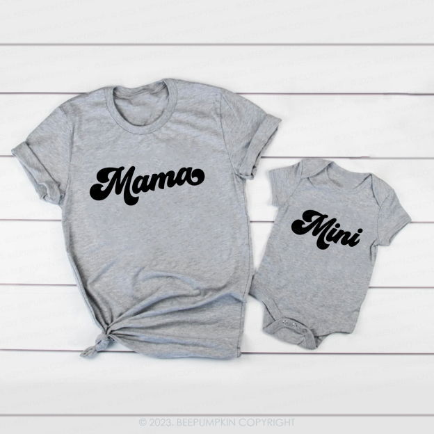 Mama and Mini's Romantic Valentine's Day Matching Shirts