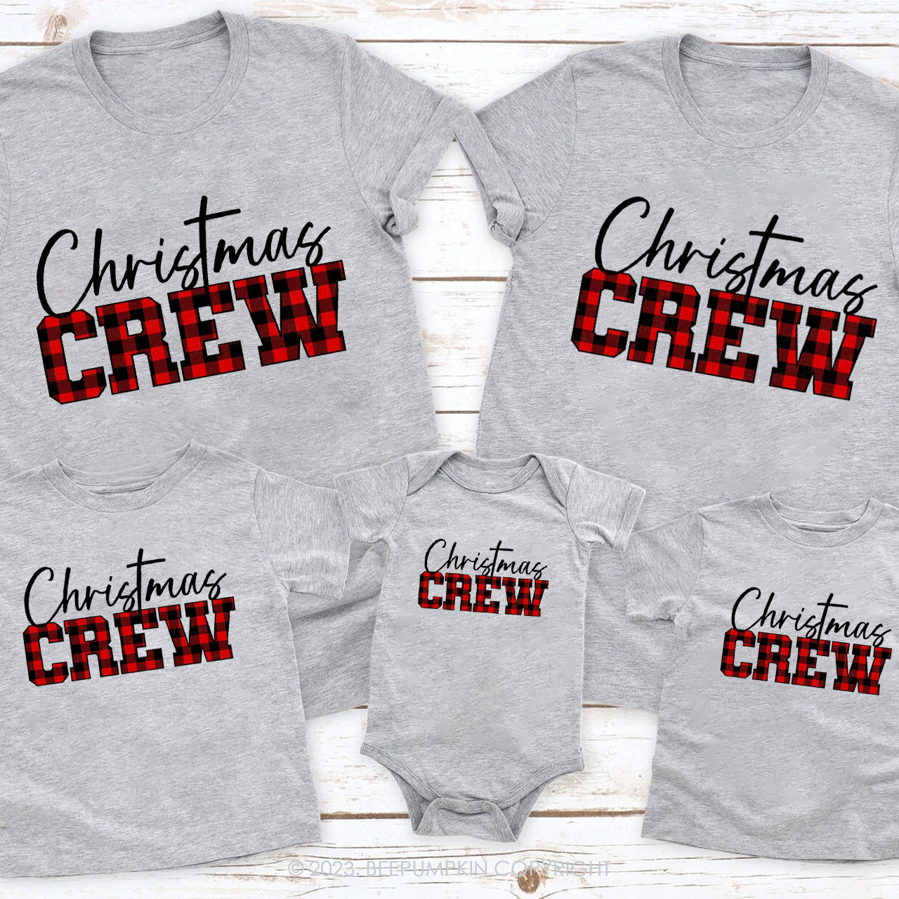 Matching Christmas Shirts-Christmas Crew