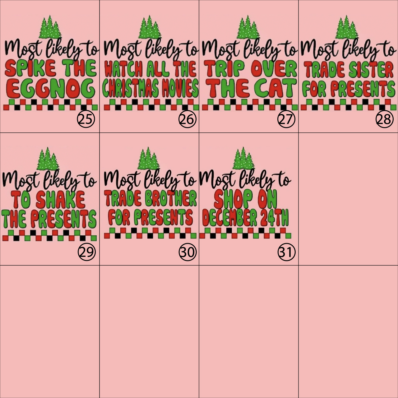 Most Likely To Family Gifts Matching Christmas Pajamas