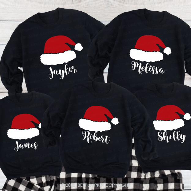 Personalized Family Christmas Sweatshirts