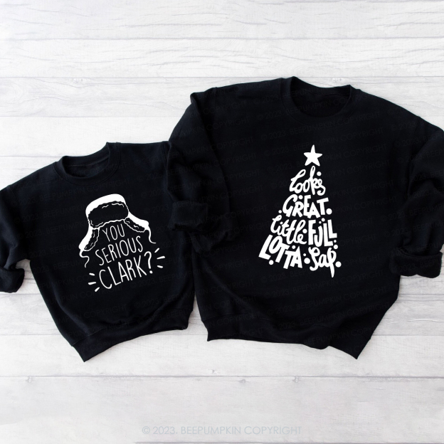 Fun pattern Christmas special Family Matching Sweatshirts
