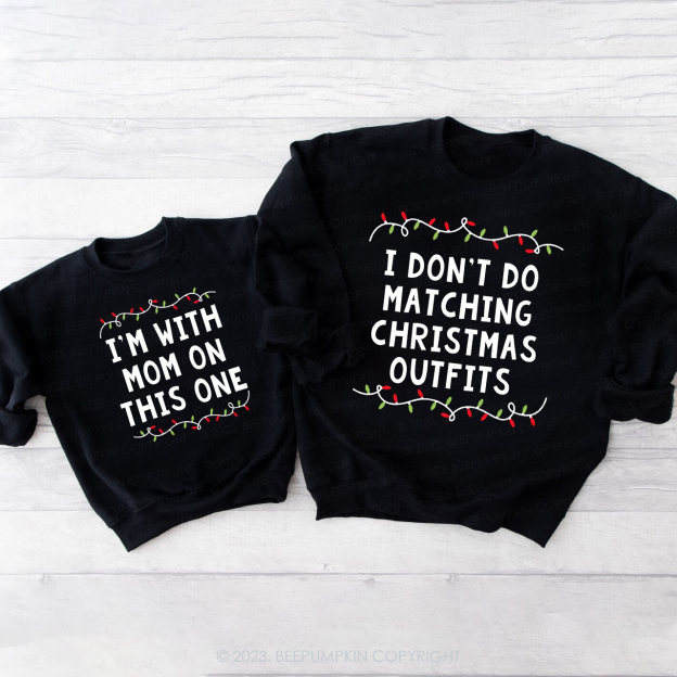 Funny Christmas Family Matching Sweatshirts
