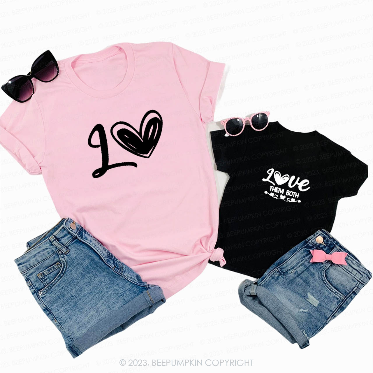 Let Love Fill Every Corner of the World Family Matching Shirts