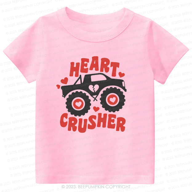 Heart Crusher Valentine's Day-Toddler Tees
