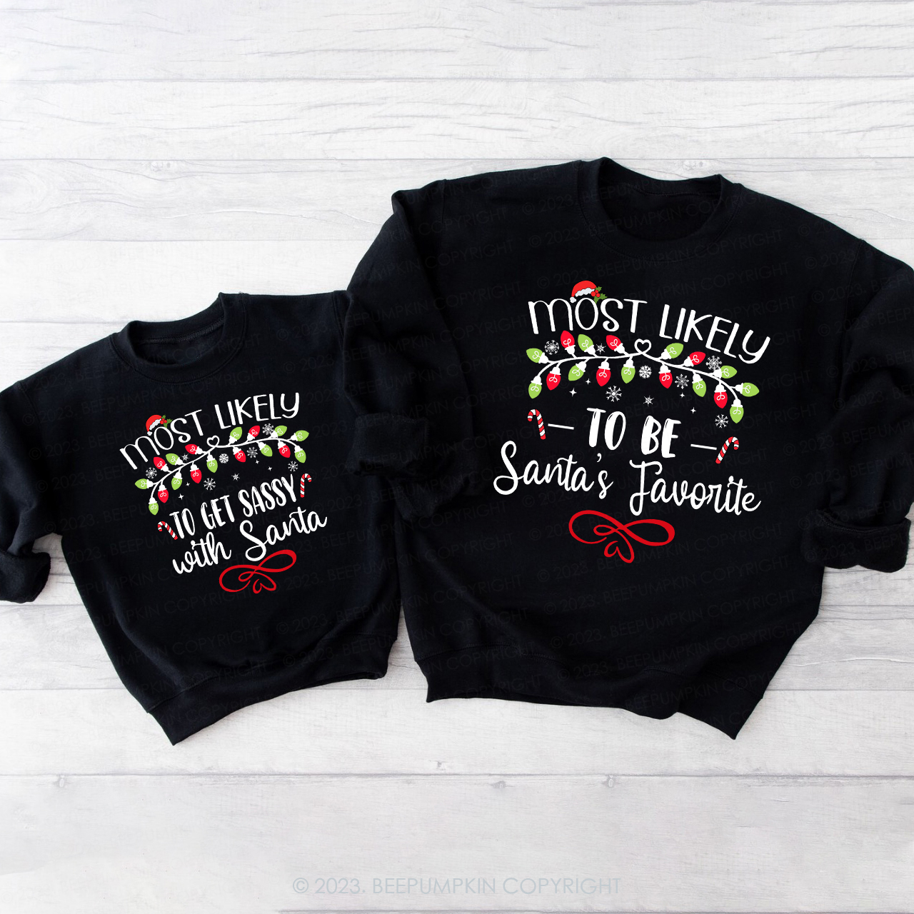 64 Quotes Most Likely And Custom Christmas Family Sweatshirts