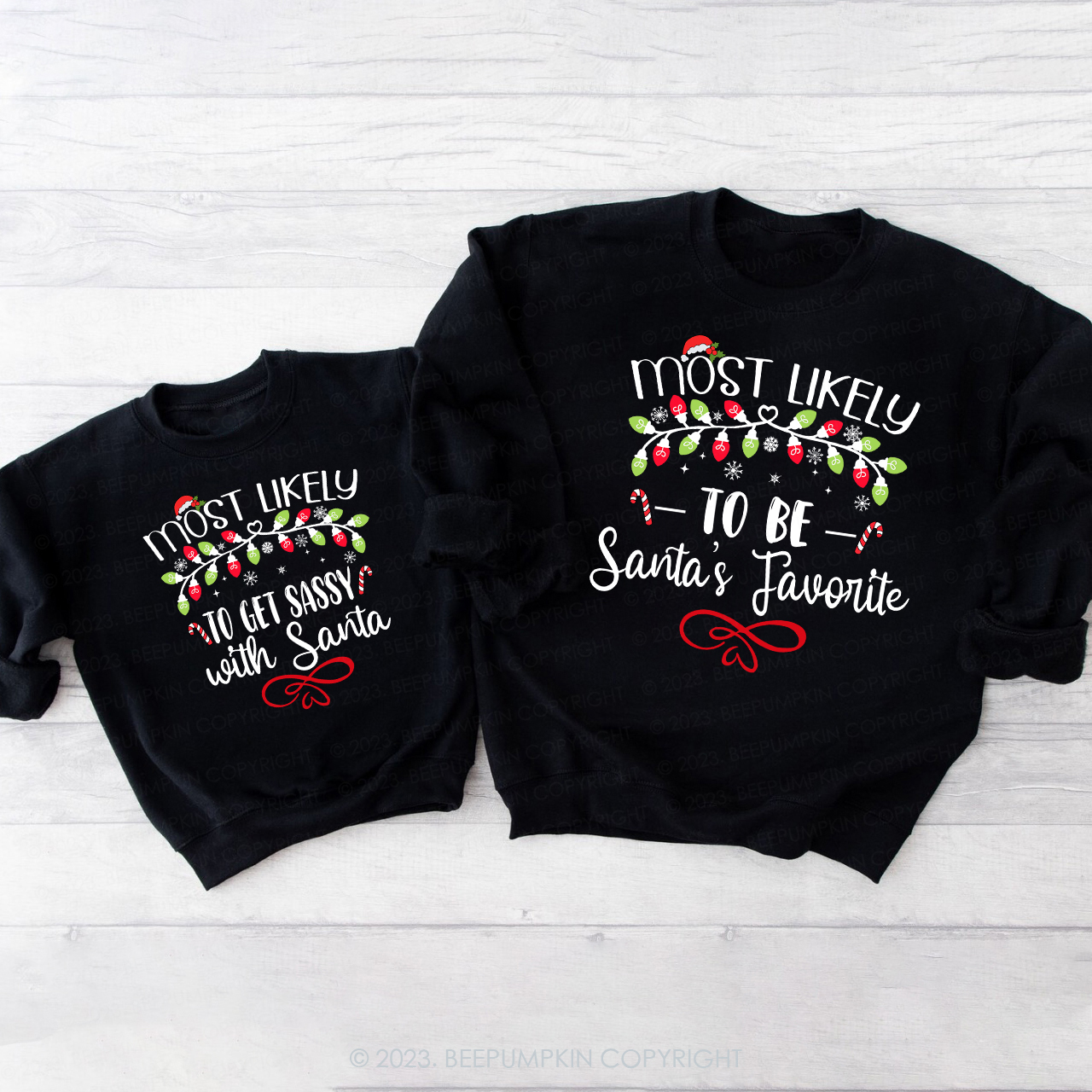 64 Quotes Most Likely And Custom Christmas Family Sweatshirts