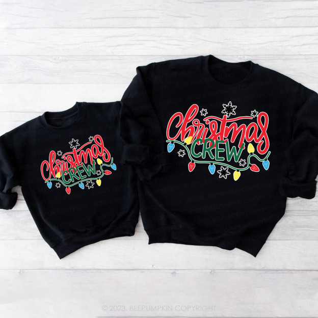 Christmas Crew Family Sweatshirts
