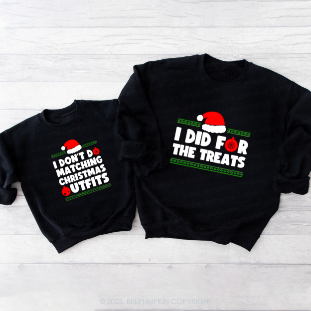Personalized Funny Group Matching Christmas Party Sweatshirts