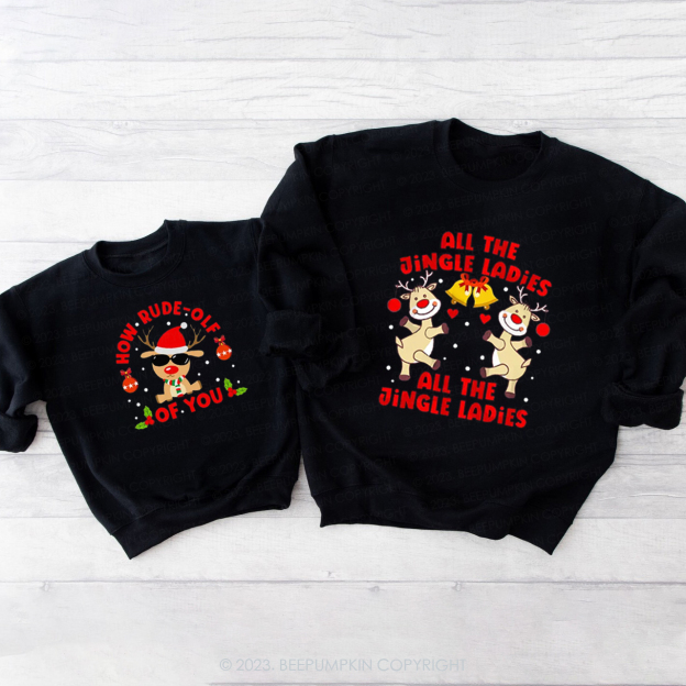 Personalized Funny Party Matching Shirts For Family Sweatshirts